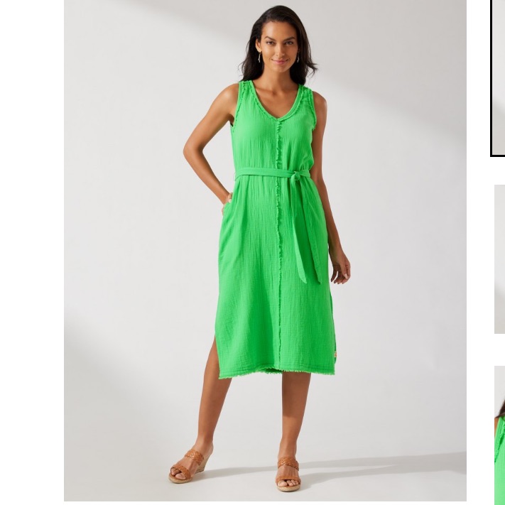 Nwt Tommy Bahama Coral Isle Sl Midi Dress